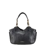 Black Leather Salvatore Ferragamo Handbag