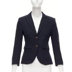 Navy Cotton Rag & Bone Blazer