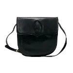 Black Leather Yves Saint Laurent Crossbody Bag