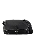 Black Canvas Prada Crossbody Bag