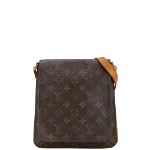 Brown Canvas Louis Vuitton Musette Salsa