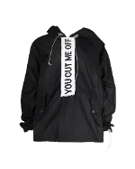 Black Polyester Off White Jacket