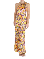 Multicolor Fabric Saloni Dress