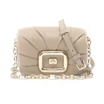 Beige Leather Roger Vivier Shoulder Bag