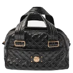 Black Leather Marc Jacobs Handbag