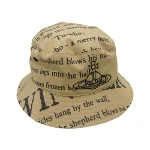 Beige Cotton Vivienne Westwood Hat