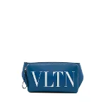 Blue Leather Valentino Belt Bag