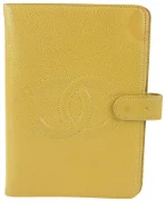 Yellow Leather Chanel Agenda