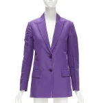 Purple Silk Valentino Blazer