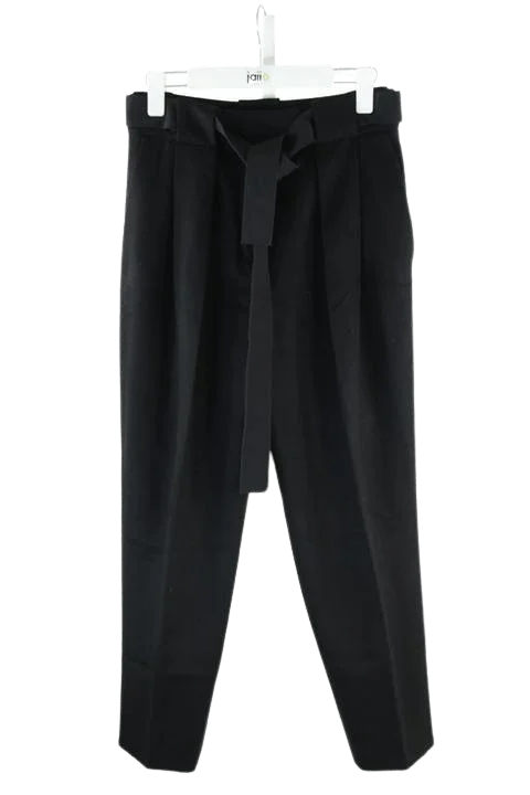 Black Polyester Paule Ka Pants