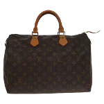 Brown Canvas Louis Vuitton Speedy