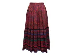 Red Fabric Yves Saint Laurent Skirt