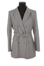 Grey Polyester Claudie Pierlot Coat