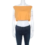 Orange Cotton Salvatore Ferragamo Top