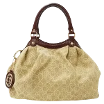 Beige Canvas Gucci Handbag