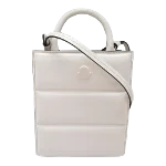 White Leather Moncler Crossbody Bag