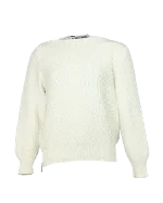 White Cotton Sportmax Sweater