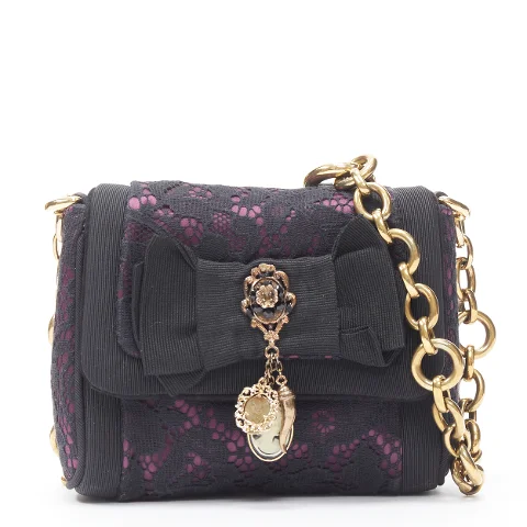 Black Silk Dolce & Gabbana Shoulder Bag
