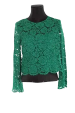 Green Cotton Claudie Pierlot Top