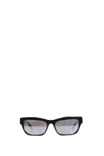 Black Fabric Linda Farrow Sunglasses