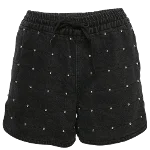 Black Denim Maje Shorts