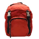 Orange Canvas Prada Backpack