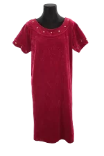 Red Velvet Yves Saint Laurent Dress