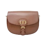 Brown Leather Dior Shoulder Bag