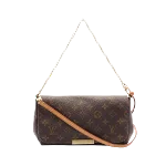 Brown Canvas Louis Vuitton Handbag