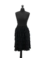 Black Wool Sonia Rykiel Skirt
