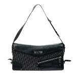 Black Canvas Dior Shoulder Bag