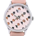 Pink Metal Coach Watch