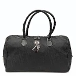 Black Canvas Dior Travel Bag
