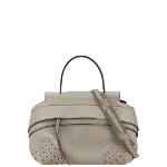 Grey Leather Tod's Handbag