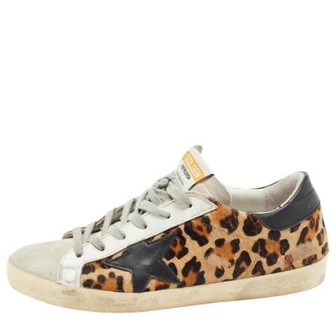 Brown Leather Golden Goose Sneakers