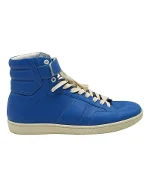 Blue Leather Saint Laurent Sneakers