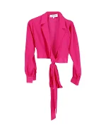 Pink Silk Diane Von Furstenberg Blazer
