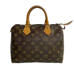 Brown Canvas Louis Vuitton Speedy