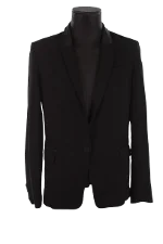 Black Viscose Sandro Blazer