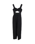 Black Polyester Self Portrait Jumpsuit