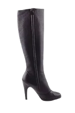 Black Leather Salvatore Ferragamo Boots