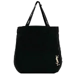 Black Cotton Yves Saint Laurent Tote