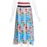 Blue Silk Thom Browne Skirt