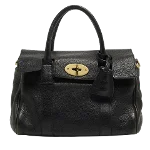 Black Leather Mulberry Handbag