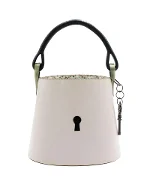 White Leather Kenzo Handbag