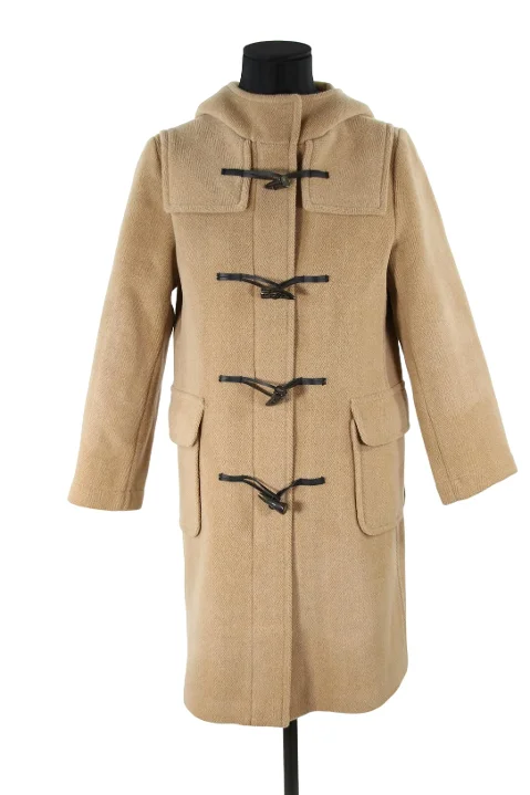 Beige Wool Burberry Coat