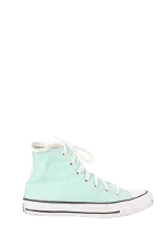 Green Fabric Converse Sneakers