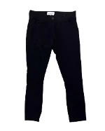 Black Cotton Ann Demeulemeester Pants