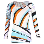 Multicolor Fabric Emilio Pucci Top