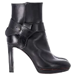 Black Leather Louis Vuitton Boots